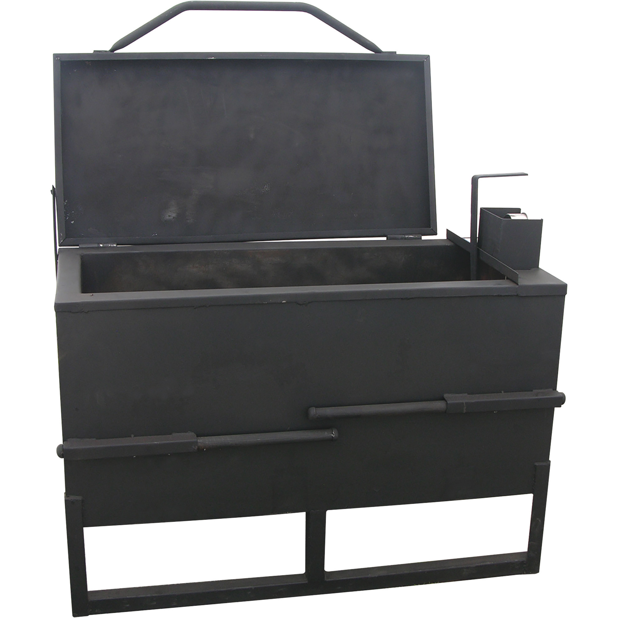 Marshalltown Stationary Direct Fire Melting Kettle - 30 Gallon, 14-Ga. Steel, Propane Bottle Holder, Model# RED704985